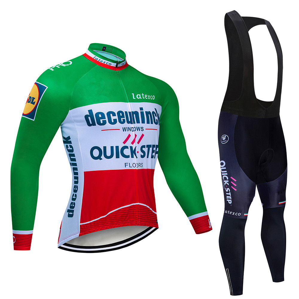 Cycling Gear Jersey - Zestaw koszulek rowerowych Quick Step z