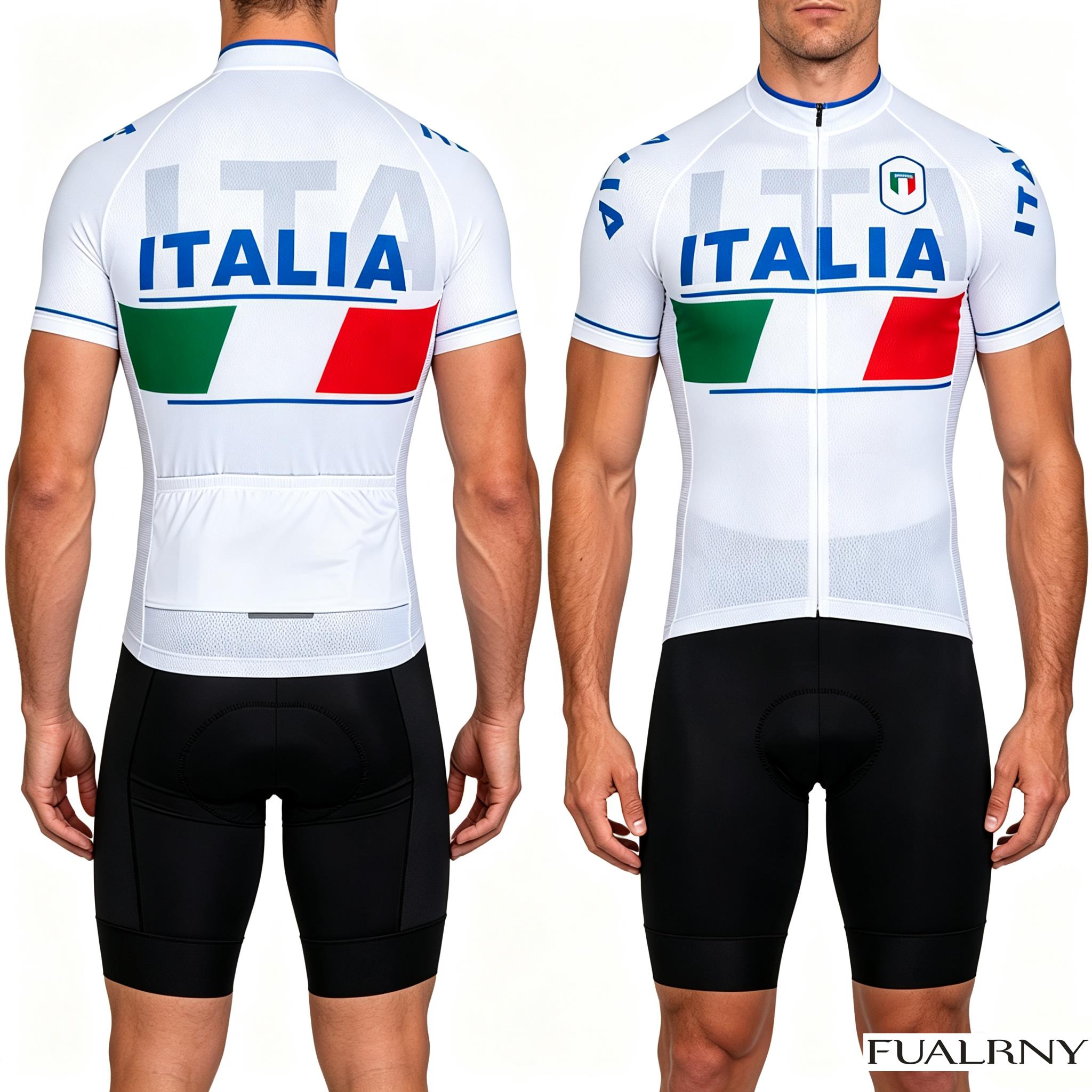 Cycling Gear Jersey - Zestaw kolarski na lato ITALIA: Koszulka