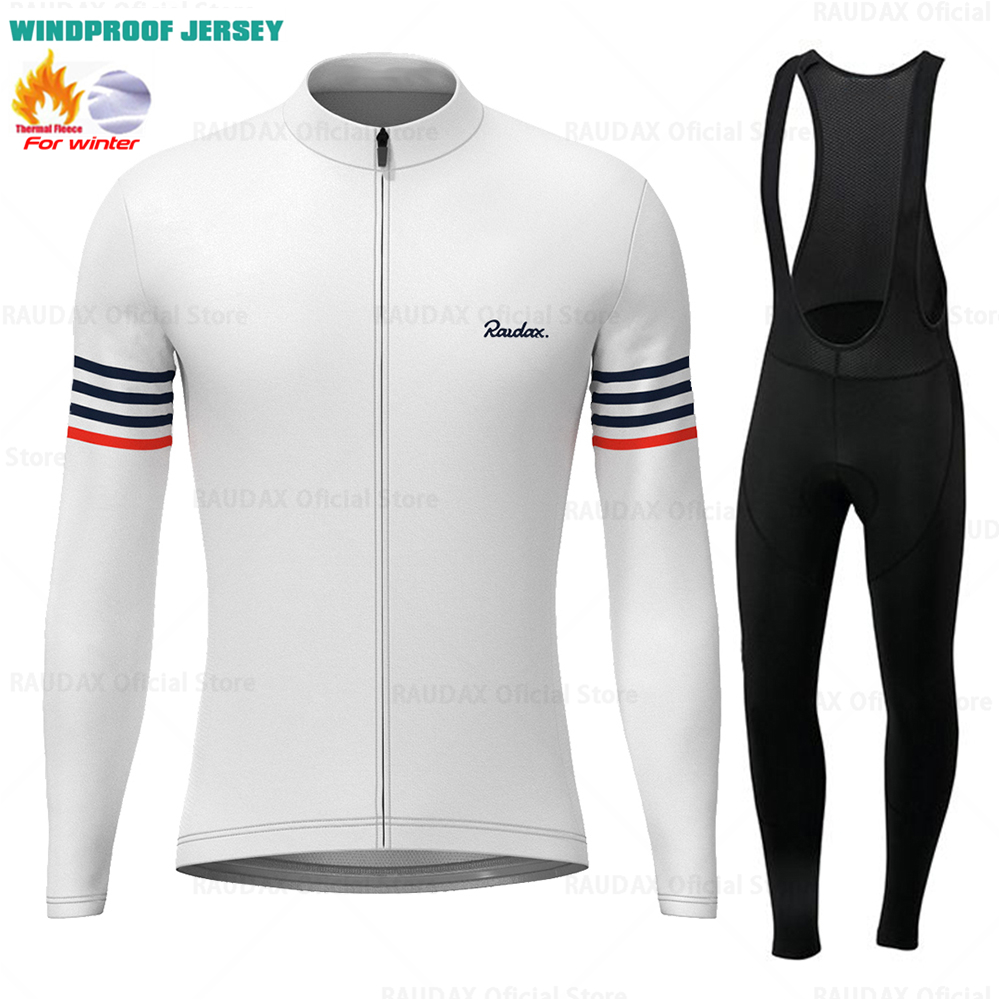 Cycling Gear Jersey - Raudax zimowa wiatroszczelna koszulka polarowa Ropa