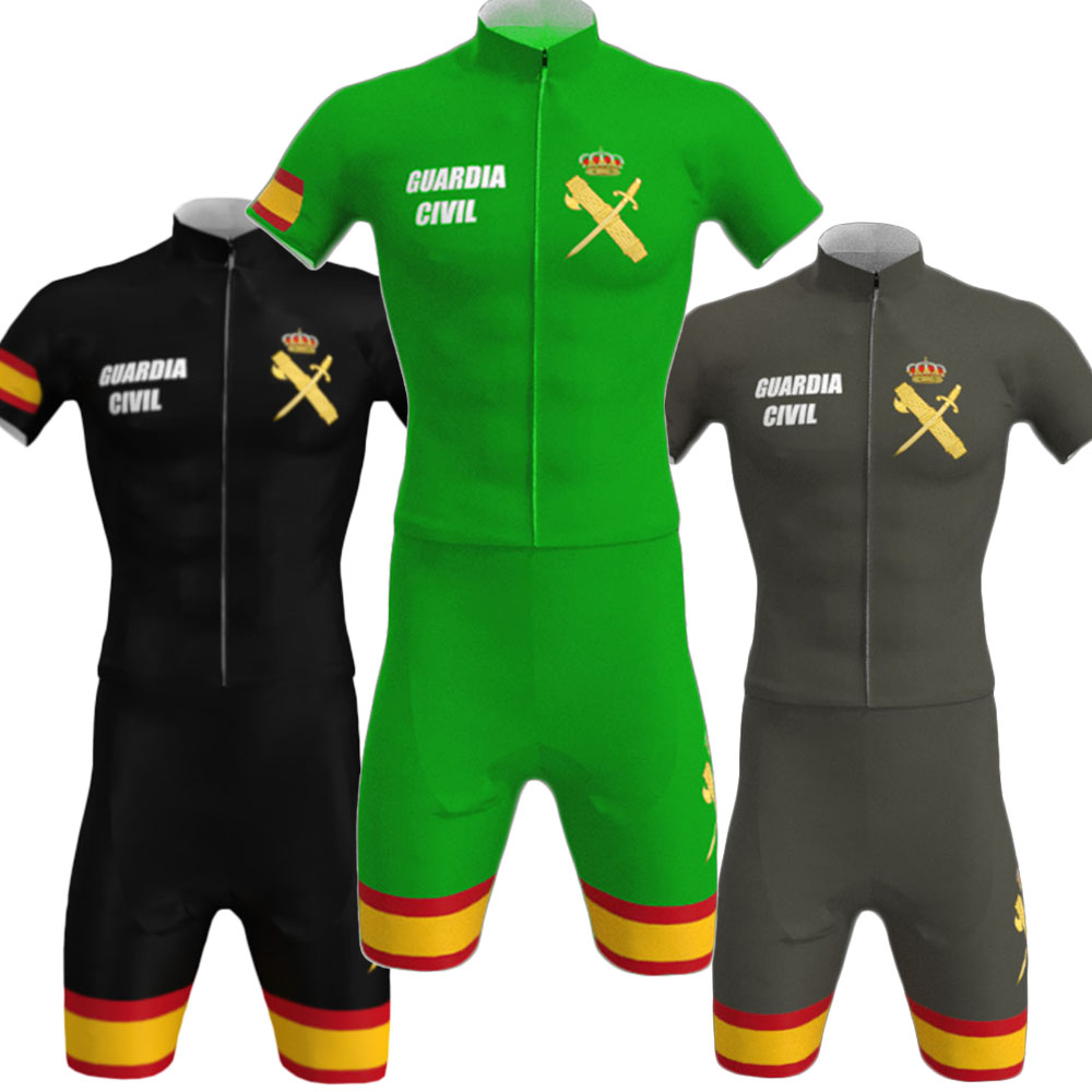 Cycling Bib Shorts - Koszulka kolarska Civil Guard 2024 Zestaw