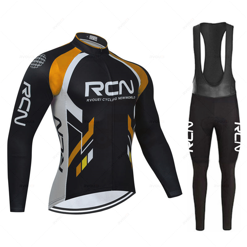Cycling Gear Brands - Zestaw kolarski Rvouei na jesień: koszulka